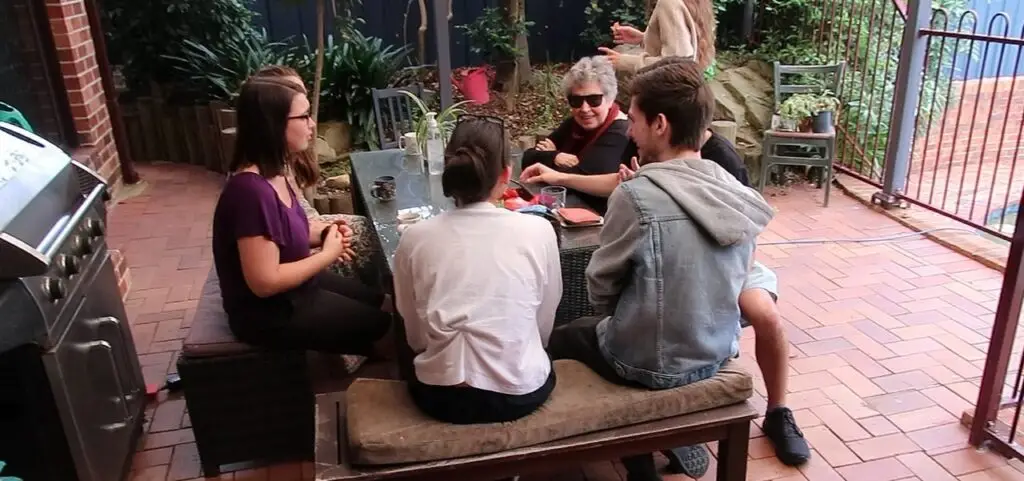 Mentoring group of young adults