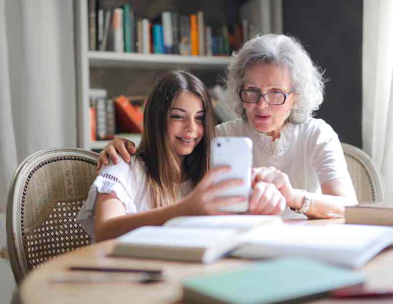 Young & old together
