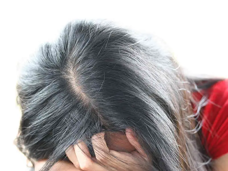 Woman crying